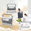 SteAnny Electric Cradle Rocking Baby Bed - Portable Baby Bed Electric Bassinet Splicing Bed