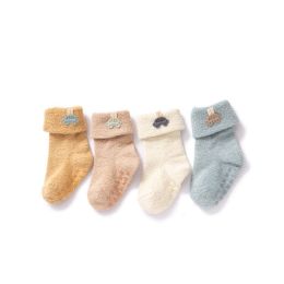 Baby Keep Warm Socks - Newborn Baby Socks And Velvet To Keep Warm
