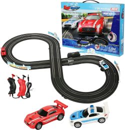 Bosonshop Electric Race Car Set - 1:64 Scale Slot W/ Your Baby/Toddler Game Toy With Two Cars