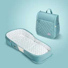 Portable Foldable Crib - mobile anti-pressure
