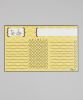 Family Chore Chart - Yellow Chevron Stripe Kids Organization.