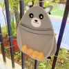Fat Bear Bath Toy Organizer - Bathroom Toys Storage Net Quick Dry Mesh Bag for Bathtub Holder