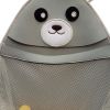 Fat Bear Bath Toy Organizer - Bathroom Toys Storage Net Quick Dry Mesh Bag for Bathtub Holder