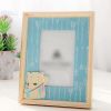 Blue Cartoon Tabletop Picture Frames - Wood Photo Frame 4x6 Picture Frame Display