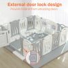 Gupamiga Foldable Baby Playpen - Pet Dog playpen Kids Activity Centre Safety Play Yard Home Indoor Outdoor