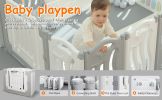 Gupamiga Foldable Baby Playpen - Pet Dog playpen Kids Activity Centre Safety Play Yard Home Indoor Outdoor