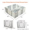 Gupamiga Foldable Baby Playpen - Pet Dog playpen Kids Activity Centre Safety Play Yard Home Indoor Outdoor