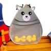 Fat Bear Bath Toy Organizer - Bathroom Toys Storage Net Quick Dry Mesh Bag for Bathtub Holder