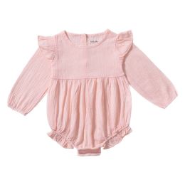 Solid Color Baby Romper - XiaoFei Sleeve