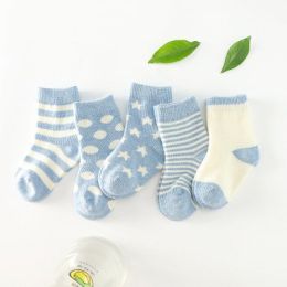 Cotton Tube Child Socks (Option: Blue-SS)