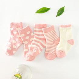 Cotton Tube Child Socks (Option: Pink-S)