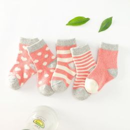 Cotton Tube Child Socks (Option: Watermelon red-SS)