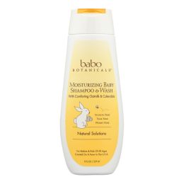 Babo Botanicals - Moisturizing Baby Shampoo and Wash - Oatmilk Calendula - 8 fl oz (SKU: 1092022)