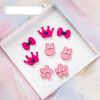 Hair Magic Stickers - 4 pairs Computer Embroidered Hair Accessories Bangs Post Stickers