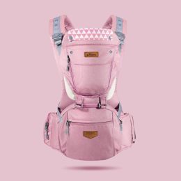 SUNVENO Ergonomic Baby Carrier - Infant Baby Hipseat Waist Carrier (Color: pink)