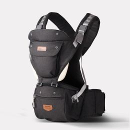 SUNVENO Ergonomic Baby Carrier - Infant Baby Hipseat Waist Carrier (Color: black)
