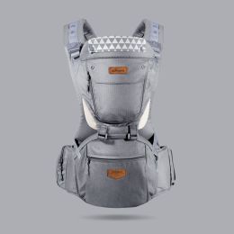 SUNVENO Ergonomic Baby Carrier - Infant Baby Hipseat Waist Carrier (Color: gray)
