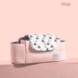 Portable Diaper Bag Stroller Bag - Maternity Bag for Baby Care for Mom (Color: pink)