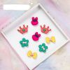 Hair Magic Stickers - 4 pairs Computer Embroidered Hair Accessories Bangs Post Stickers