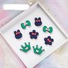 Hair Magic Stickers - 4 pairs Computer Embroidered Hair Accessories Bangs Post Stickers