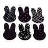 Black Hair Magic Stickers - 6 Pieces Per Pack